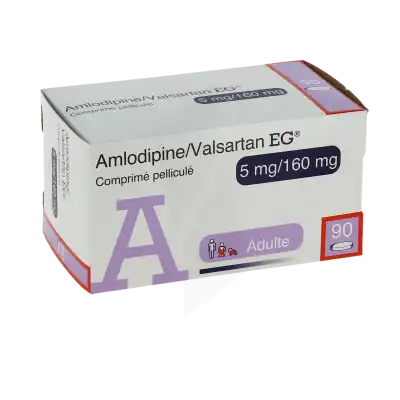 Amlodipine/valsartan Eg 5 Mg/160 Mg, Comprimé Pelliculé à LIVRON-SUR-DROME