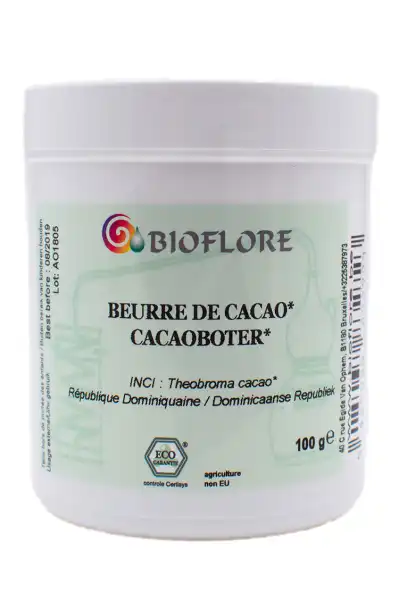 Beurre De Cacao Bio Bioflore 100 G