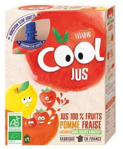 Vitabio Cool Jus Pomme De France Fraise