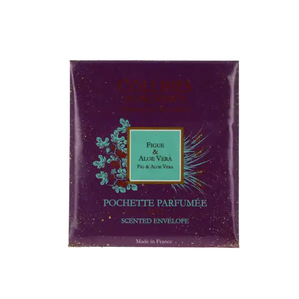 Collines De Provence Pochette Parfumée Duo Figue Aloé Sachet/6g