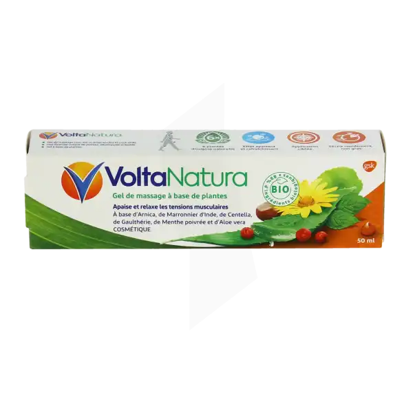 Voltanature Gel De Massage Plantes Bio T/50ml