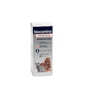 Bronchocanis Biocanina 10 Mg/ml + 0,21 Mg/ml + 254,24 Mg/ml Solution Buvable En Gouttes Pour Chiens Et Chats, Solution Buvable En Gouttes