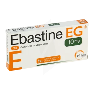 Ebastine Eg 10 Mg, Comprimé Orodispersible