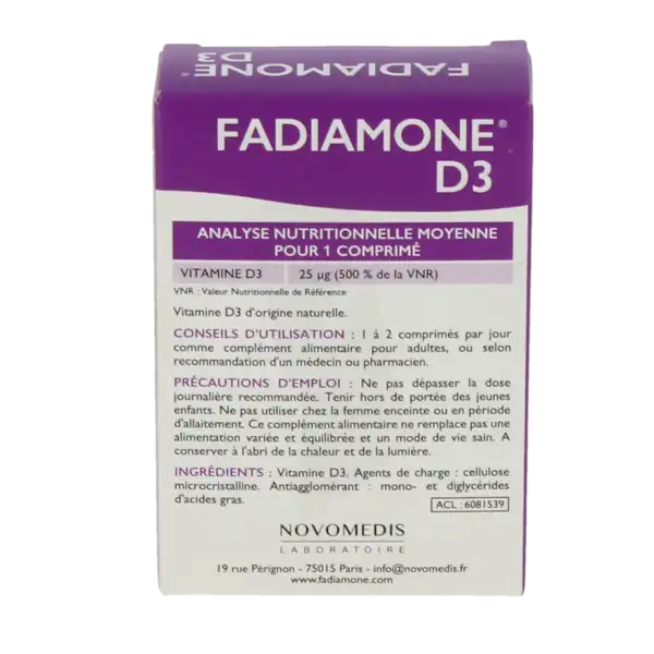 Fadiamone D3 Cpr B/90