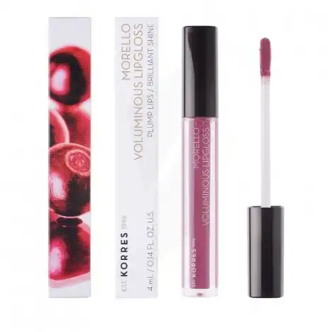 Korres Morello Voluminous Lip Gloss 27 Berry Purple 4ml