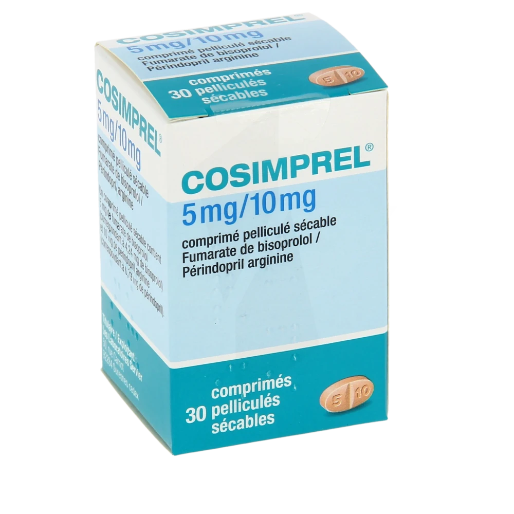 Cosimprel 5 Mg/10 Mg Comprimé Pelliculé Sécable