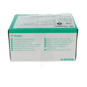 Bouchon D'obturation In-stopper Avec Site D'injection Jaune