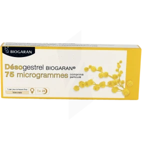 Desogestrel Biogaran 75 Microgrammes, Comprimé Pelliculé