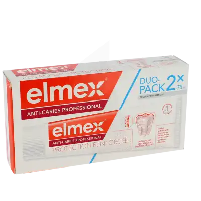 Acheter Elmex Dentifrice Anti-Caries Professional Protection Renforcée 2T/75ml à MONTPELLIER