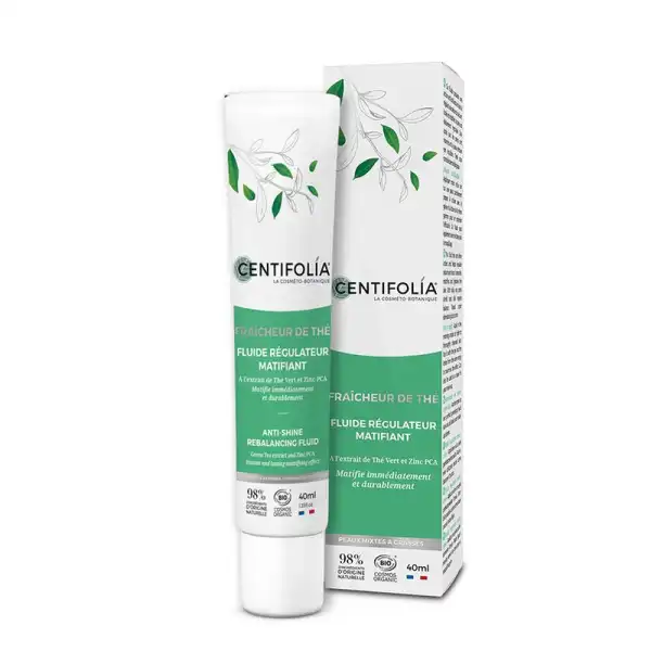 Centifolia Fraicheur De Thé Fluide Régulateur Matifiant 40ml