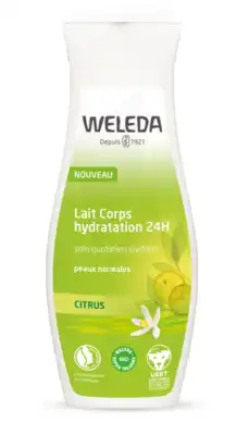 Weleda Soins Corps Lait Corps Hydratation 24h Citrus Fl/200ml