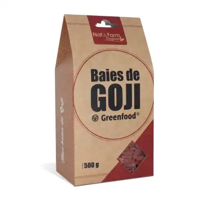 Nat&form Bio Greenfood Baies De Goji 200g à MONTPELLIER
