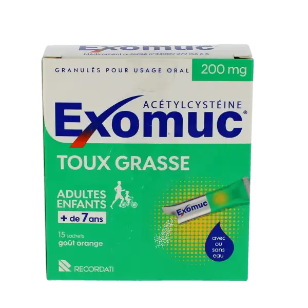 Exomuc 200 Mg, Granulés Pour Usage Oral En Sachet