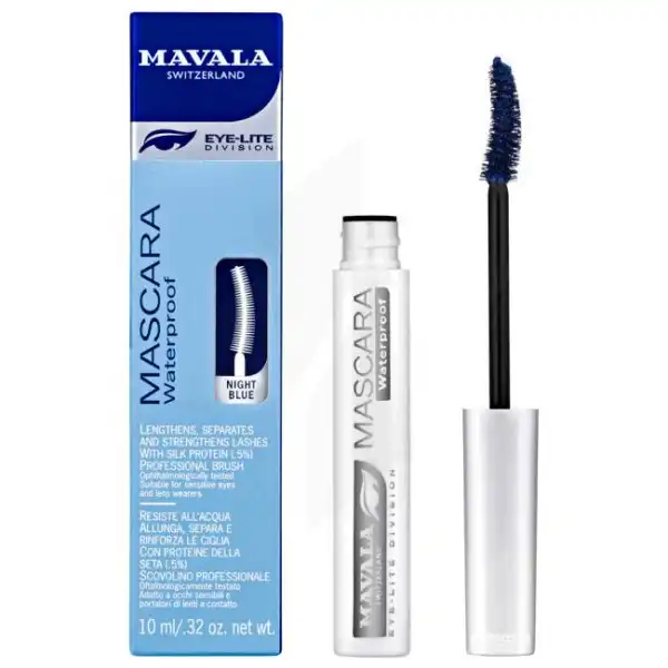Mavala Mascara Waterproof Bleu Minuit 10ml