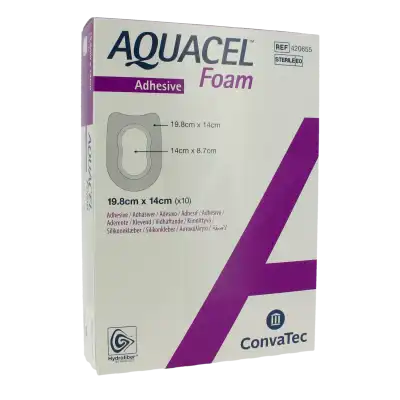 Aquacel Foam Pans Hydrocellulaire Talon 14x19,8cm B/10 à Angers
