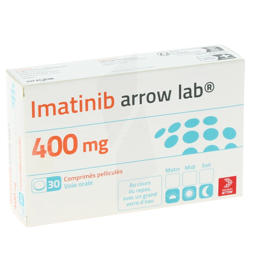 Imatinib Arrow Lab 400 Mg, Comprimé Pelliculé