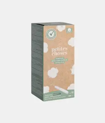 Les Petites Choses Tampon Avec Applicateur Coton Bio Flux Normal Boite De 16 à BOURG-SAINT-MAURICE