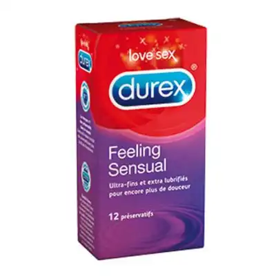 Durex Feeling Sensual Préservatif B/12 à Hendaye