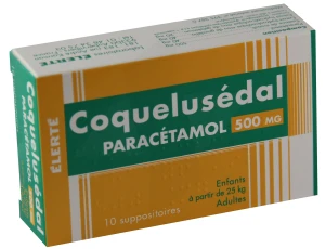Coquelusedal Paracetamol 500 Mg, Suppositoire
