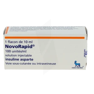 Novorapid 100 Unités/ml, Solution Injectable