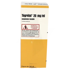 Tegretol 20 Mg/ml, Suspension Buvable