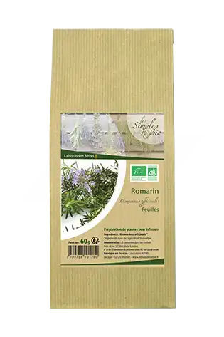 Laboratoire Altho Romarin Bio, Plante Sèche, Feuille 60g