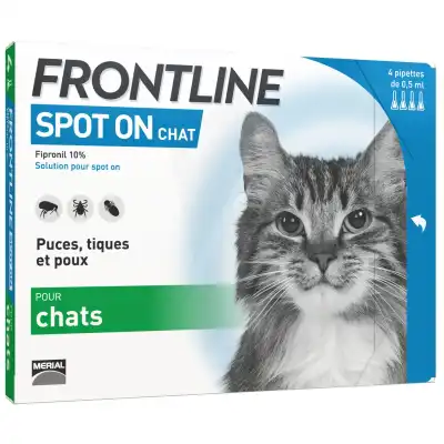 Frontline Solution Externe Chat 4doses à Lomme