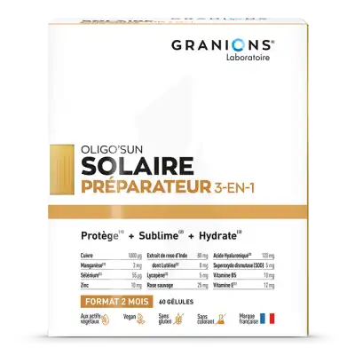 Oligo'sun - Préparateur Solaire 3-en-1 - Format 2 Mois à Paris