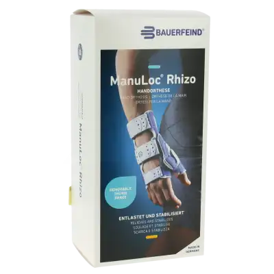 Manuloc Rhizo Orthèse Poignet-pouce Stabilisatrice Titane Gauche T1 à CERNAY