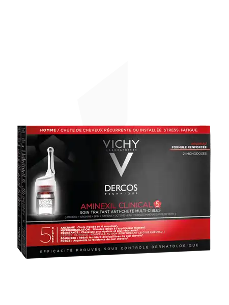 Vichy Dercos Aminexil Clinical 5 - Traitement Anti-chute Global Pour Hommes