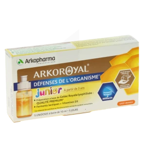 Arkoroyal Défenses Naturelles Gelée Enfant Dès 6 Ans 5 Doses/10ml