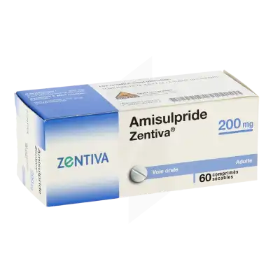 AMISULPRIDE ZENTIVA 200 mg, comprimé sécable