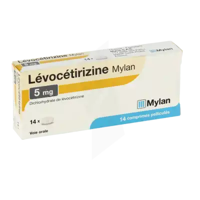 Levocetirizine Viatris 5 Mg, Comprimé Pelliculé à SAINT-PRIEST