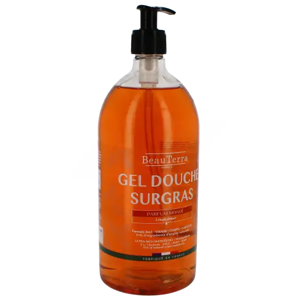Beauterra - Gel Douche 3 En 1 - Monoï - 1l