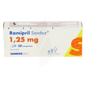 Ramipril Sandoz 1,25 Mg, Comprimé