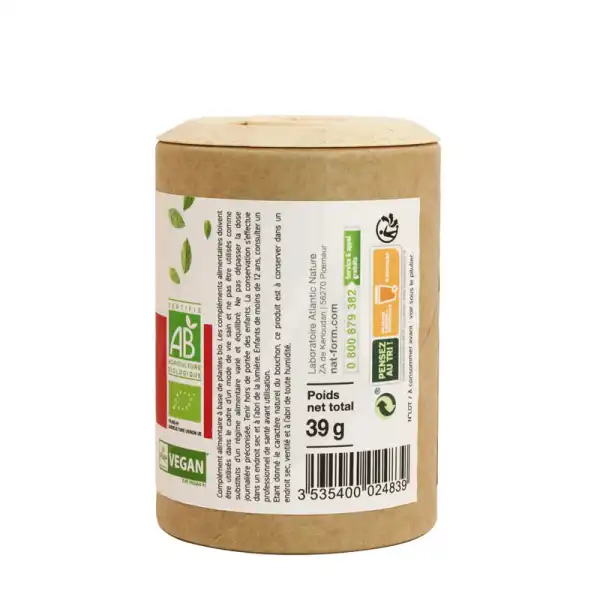 Nat&form Ecoresponsable Ginkgo/cypres Bio 120 Gélules Végétales