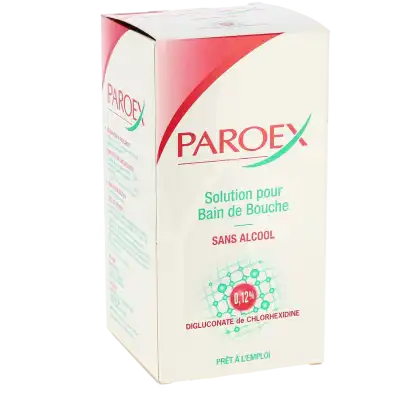 Paroex 0,12 Pour Cent, Solution Pour Bain De Bouche à SAINT-MARCEL
