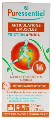 Puressentiel Articulations Et Muscles Friction Arnica 14 Huiles Essentielles Fl/200ml à Bouc-Bel-Air