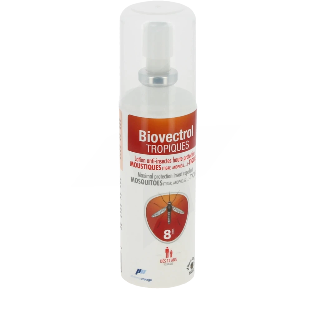 Biovectrol Lotion Anti-insectes Spécial Tropiques 75ml