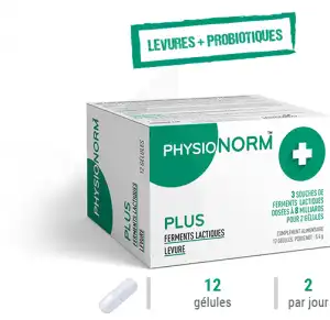 Immubio Physionorm Plus Gélules B/12 à Montluçon