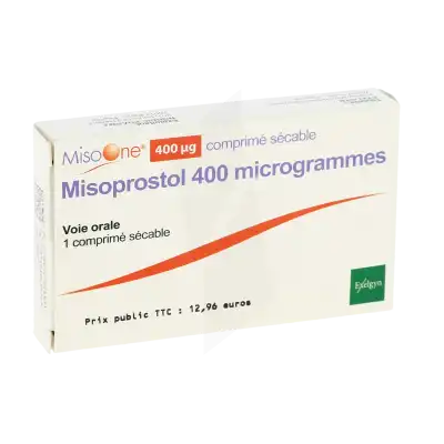 Misoone 400 Microgrammes, Comprimé Sécable à LA CRAU