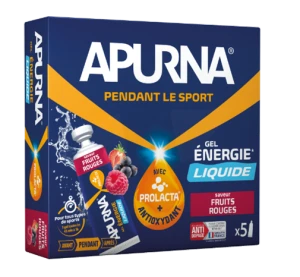 Apurna Gel Liquide énergie Fruits Rouges 5t/35g