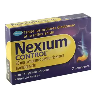 NEXIUM CONTROL 20 mg Cpr gastro-rés Plq/7