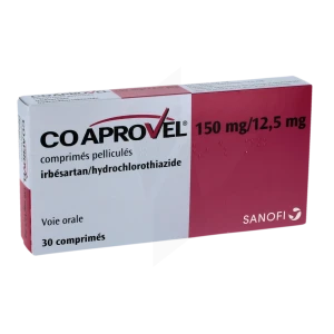 Coaprovel 150 Mg/12,5 Mg, Comprimé Pelliculé