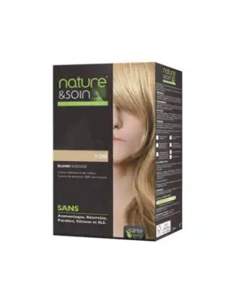 Nature & Soin Kit Coloration 10n Blond Suédois à CHASSE SUR RHÔNE