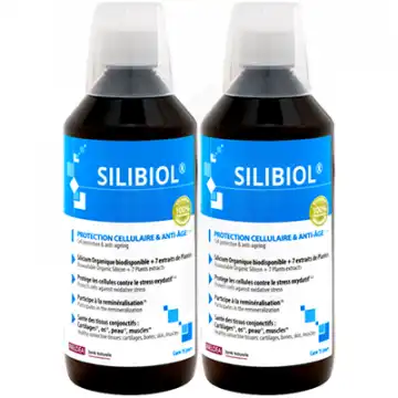 Silibiol Silicium Solution Buvable Protection Cellulaire Anti-âge 2fl/500ml à CHAMBÉRY