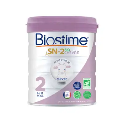 Biostime 2 Lait en poudre Bio Chèvre 6-12 mois B/800g