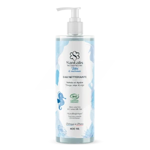 Santalis Bébé Eau Nettoyante Bébé Bio Fl Pompe/400ml