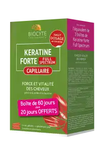 Biocyte Kératine Forte Full Spectrum Gélules 3b/40 à NICE