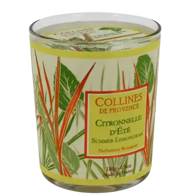 Collines De Provence Bougie Parfumée Citronnelle D'été Pot/180g à Andernos